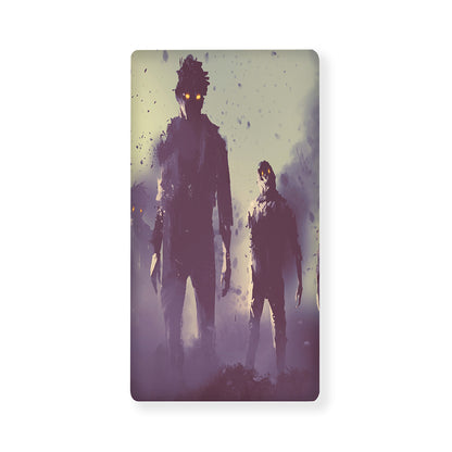 Halloween Zombie Crowd Print Baby Crib Sheet