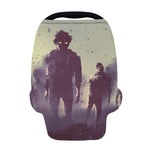 Halloween Zombie Crowd Print Baby Seat Cover