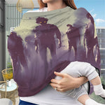 Halloween Zombie Crowd Print Baby Seat Cover