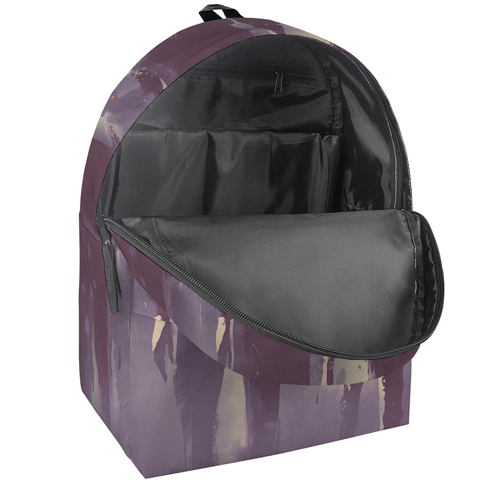 Halloween Zombie Crowd Print Backpack