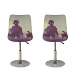 Halloween Zombie Crowd Print Bar Stool Covers