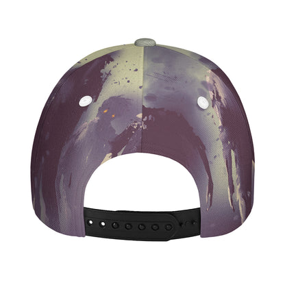 Halloween Zombie Crowd Print Baseball Cap