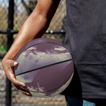 Halloween Zombie Crowd Print Basketball