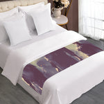 Halloween Zombie Crowd Print Bed Runner