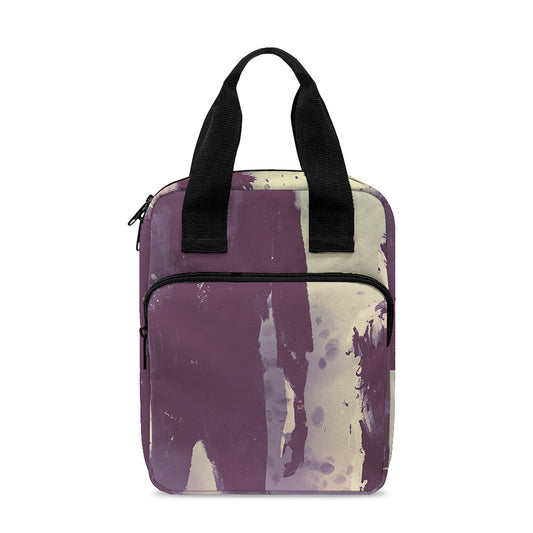 Halloween Zombie Crowd Print Bible Tote Bag
