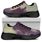 Halloween Zombie Crowd Print Black Chunky Shoes