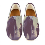 Halloween Zombie Crowd Print Casual Shoes