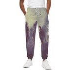 Halloween Zombie Crowd Print Cotton Pants