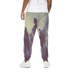 Halloween Zombie Crowd Print Cotton Pants