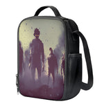 Halloween Zombie Crowd Print Crossbody Lunch Bag