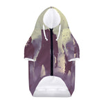 Halloween Zombie Crowd Print Dog Zip Up Hoodie