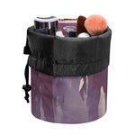 Halloween Zombie Crowd Print Drawstring Makeup Bag