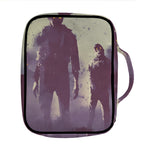 Halloween Zombie Crowd Print Front Pocket Bible Bag