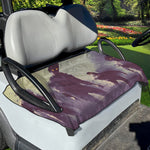 Halloween Zombie Crowd Print Golf Cart Seat Cover
