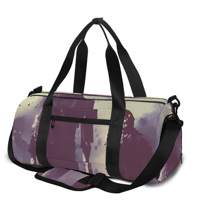 Halloween Zombie Crowd Print Gym Bag