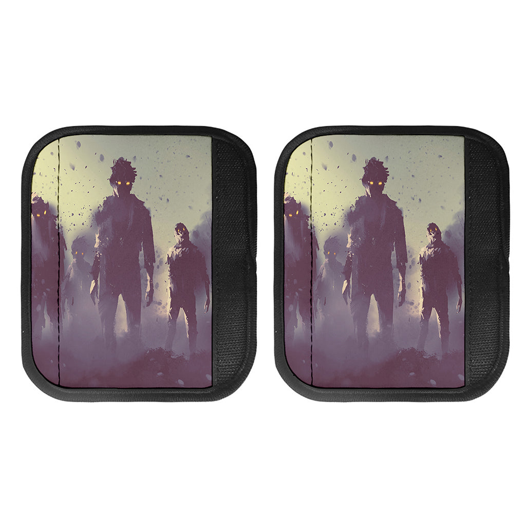Halloween Zombie Crowd Print Handle Covers