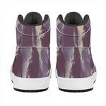 Halloween Zombie Crowd Print High Top Leather Sneakers