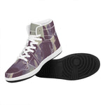 Halloween Zombie Crowd Print High Top Leather Sneakers