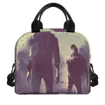 Halloween Zombie Crowd Print Insulated Lunch Bag