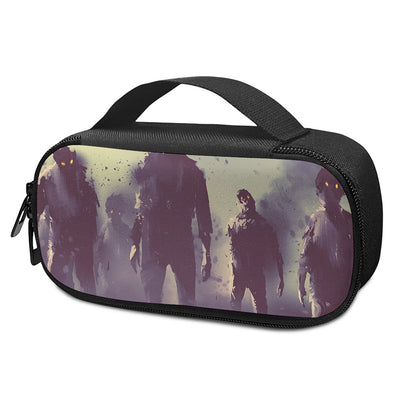 Halloween Zombie Crowd Print Insulin Cooler Travel Case
