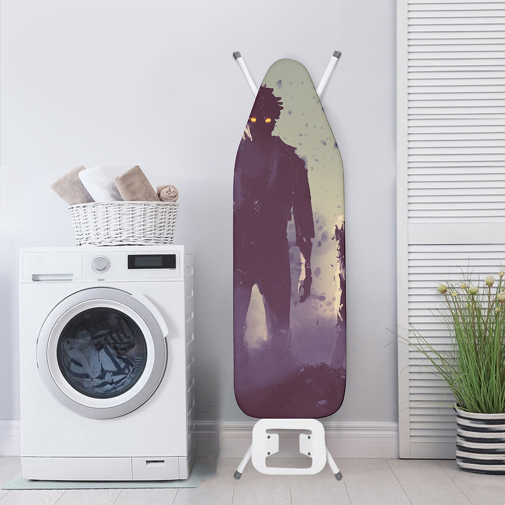 Halloween Zombie Crowd Print Ironing Board Cover