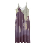 Halloween Zombie Crowd Print Jersey Midi Cami Dress