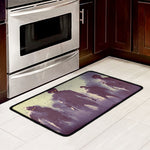 Halloween Zombie Crowd Print Kitchen Mat
