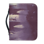 Halloween Zombie Crowd Print Leather Bible Cover