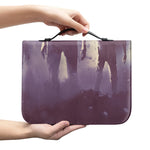 Halloween Zombie Crowd Print Leather Bible Cover