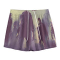Halloween Zombie Crowd Print Mesh Shorts