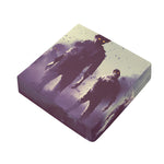 Halloween Zombie Crowd Print Outdoor Seat Cushion Cover