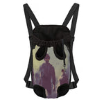 Halloween Zombie Crowd Print Pet Carrier Backpack