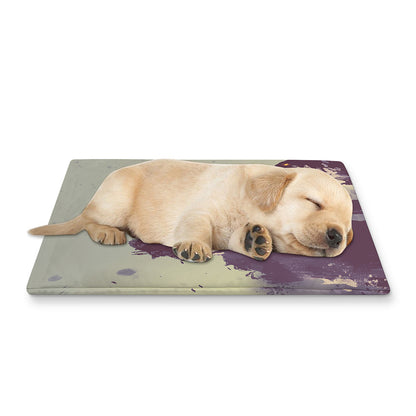 Halloween Zombie Crowd Print Pet Cooling Mat Cover