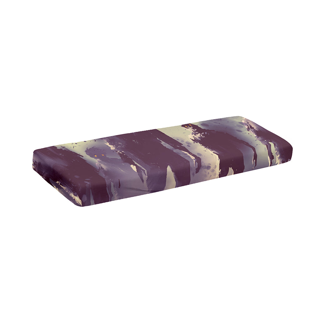 Halloween Zombie Crowd Print Piano Keyboard Cover