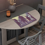 Halloween Zombie Crowd Print Placemat