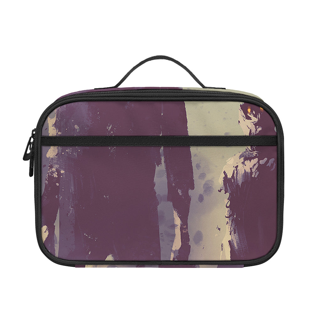 Halloween Zombie Crowd Print Portable Lunch Bag