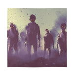 Halloween Zombie Crowd Print Silk Bandana