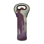 Halloween Zombie Crowd Print Single Neoprene Wine Tote