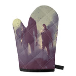 Halloween Zombie Crowd Print Single Oven Mitt