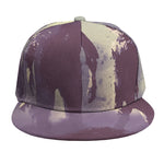 Halloween Zombie Crowd Print Snapback Cap