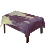 Halloween Zombie Crowd Print Tablecloth
