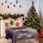 Halloween Zombie Crowd Print Tablecloth