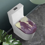 Halloween Zombie Crowd Print Toilet Lid Cover