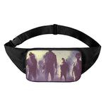 Halloween Zombie Crowd Print Waist Bag