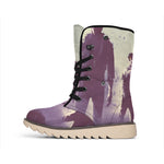 Halloween Zombie Crowd Print Winter Boots