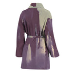 Halloween Zombie Crowd Print Women's Bathrobe