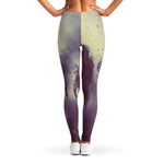 Halloween Zombie Crowd Print Women's Leggings