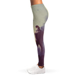 Halloween Zombie Crowd Print Women's Leggings