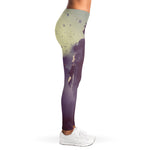 Halloween Zombie Crowd Print Women's Leggings