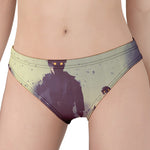 Halloween Zombie Crowd Print Women's Panties